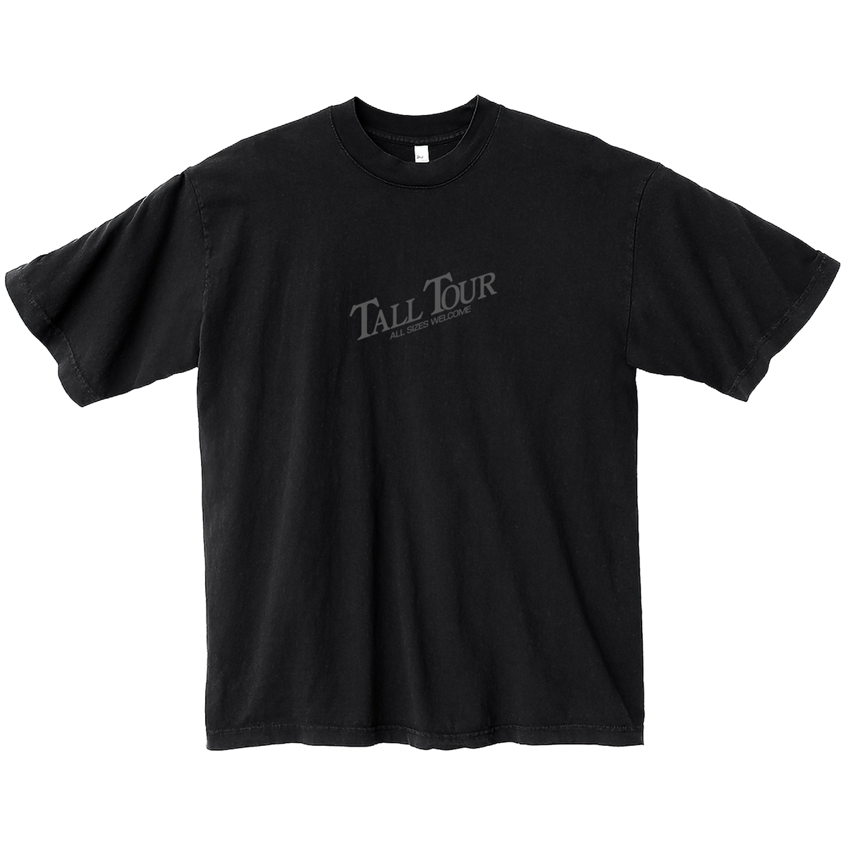 TALL TOUR: DESTINATION TEE BLACK – Tall Tour